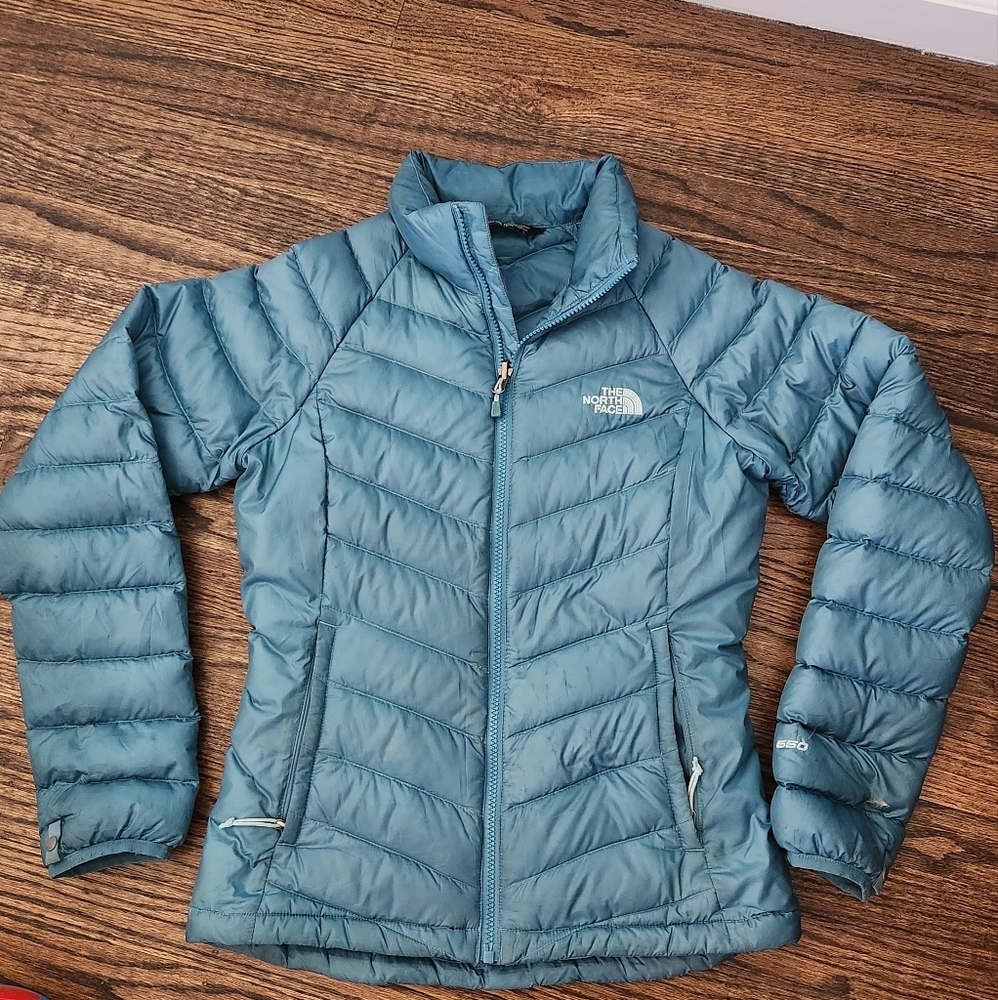 The North Face Teal Puff